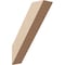 Ekena Millwork 3-inch W x 10-inch D x 14-inch H Traditional Rough Cedar Woodgrain TimberThane Knee Brace, Primed BRCUR03X10X14TRARCPR - alternate 1